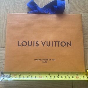 Authentic LOUIS VUITTON Paper Gift Shopping Bag